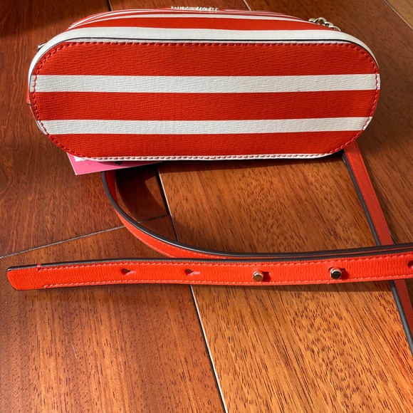 Kate Spade NEW Spencer Stripe Small Dome Crossbody Bag - Picture 7 of 8